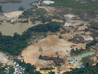 illegal mines Yanomami territory